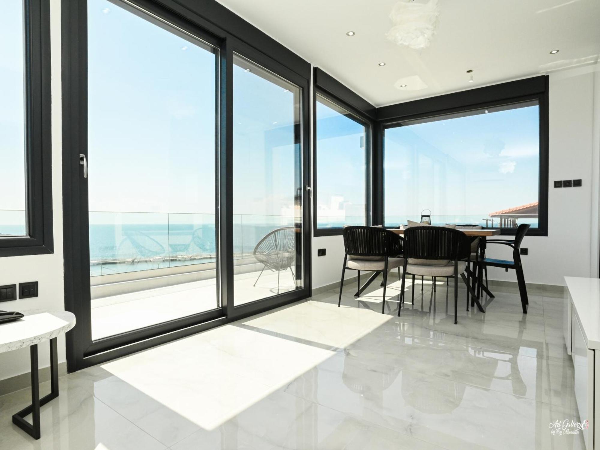 Apartmán Panorama Penthouse Nea Kallikrateia Exteriér fotografie