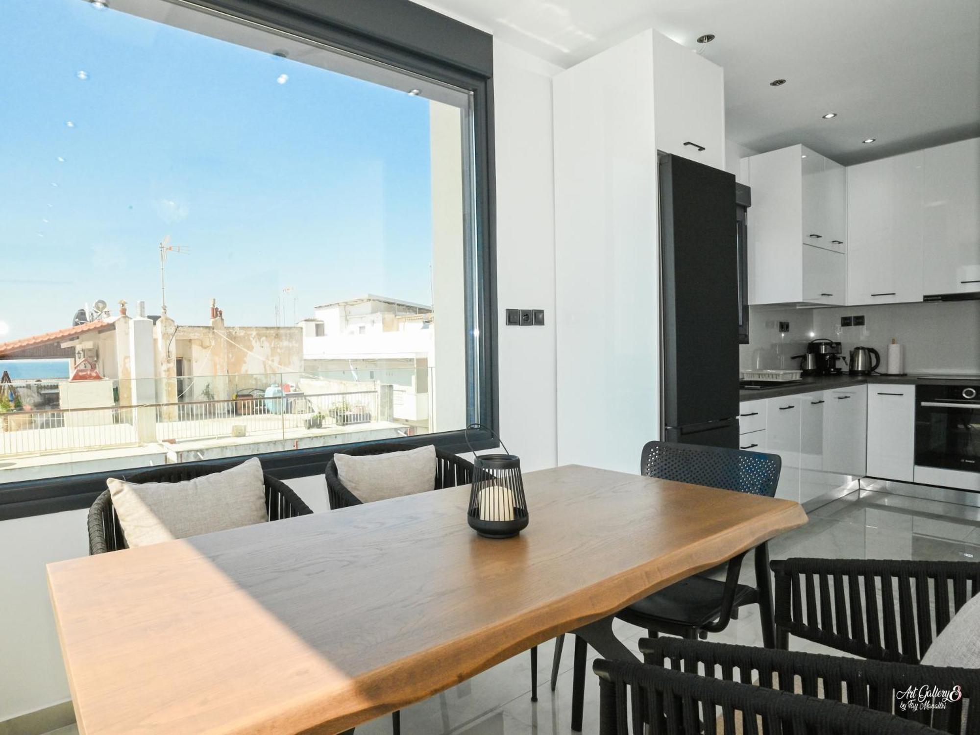 Apartmán Panorama Penthouse Nea Kallikrateia Exteriér fotografie