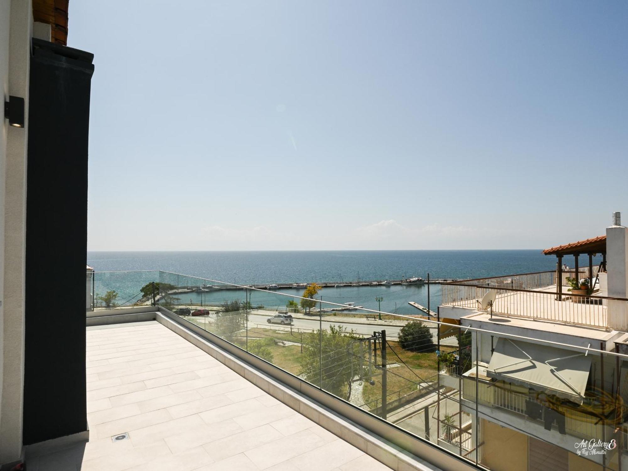 Apartmán Panorama Penthouse Nea Kallikrateia Exteriér fotografie